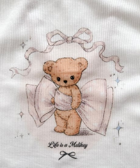 一部即納 melikey Candy Bear Tee