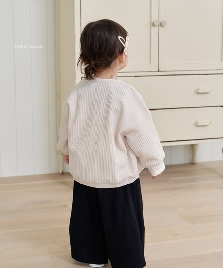 即納Coco waffle cardigan