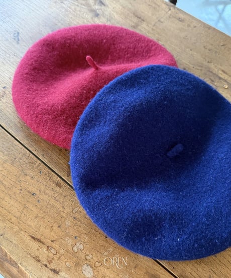 予約 OREN Kids' Wool Beret