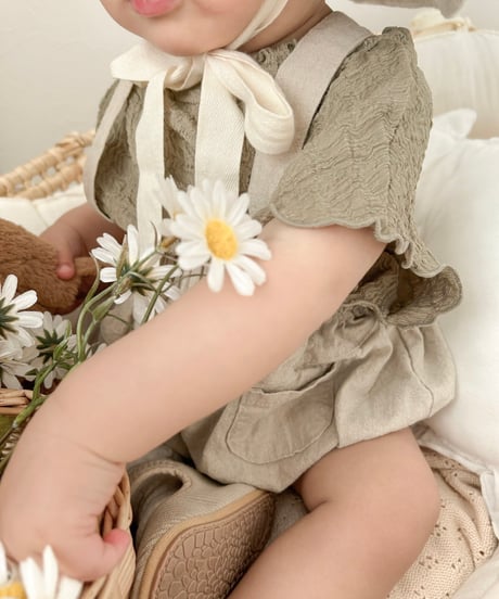 即納nunubiel linen Suspender bloomer