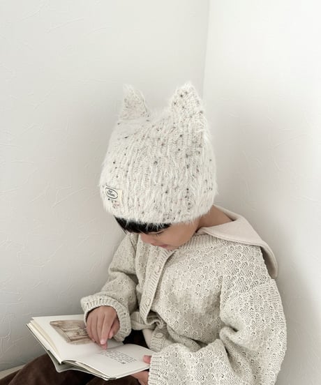 即納 Mohair knit cap