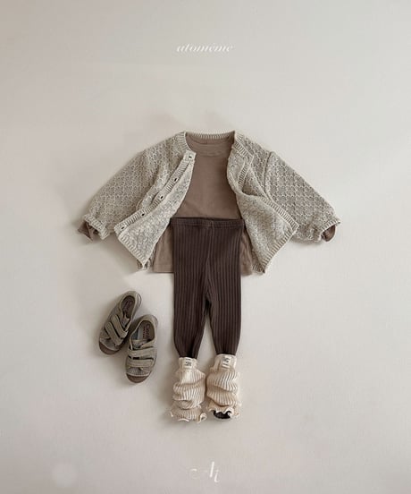 即納Vanilla knit cardigan