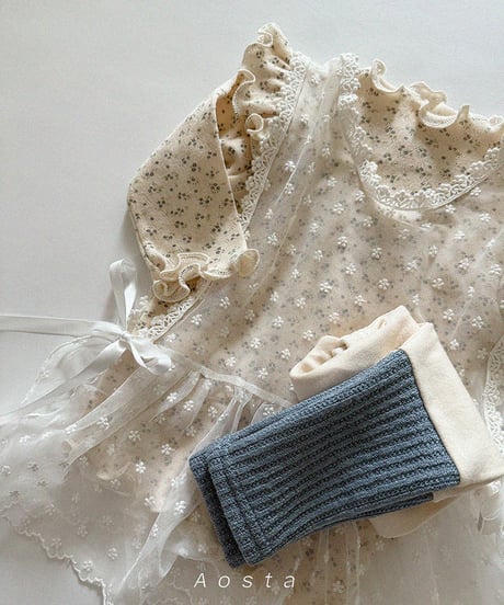即納aosta Lace vest