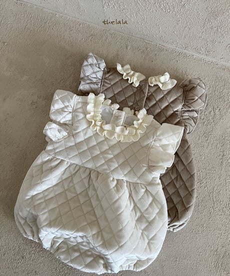 即納velours quilting suit