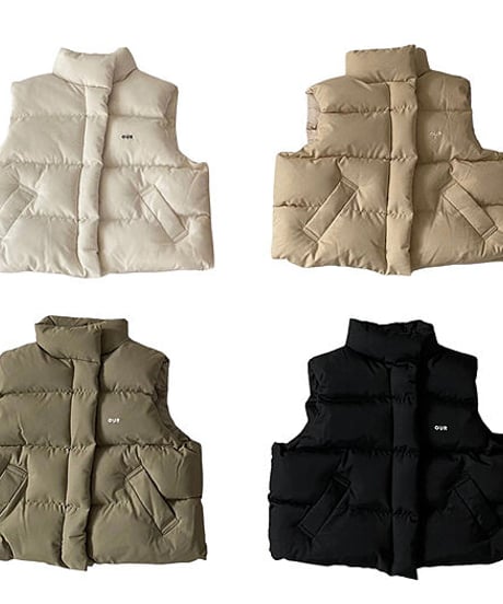 即納OUR down vest