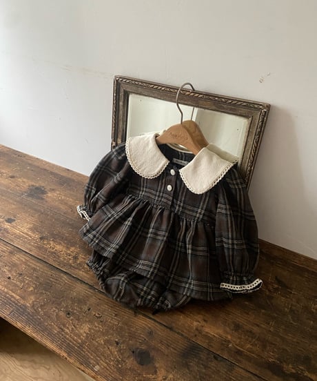 ELLIE ロンパース ボリュームスリーブロンパース【GRAY】 – ELLIE