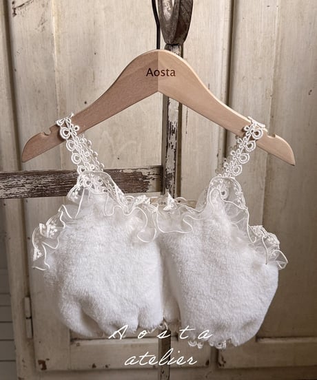即納 aosta Fur bustier