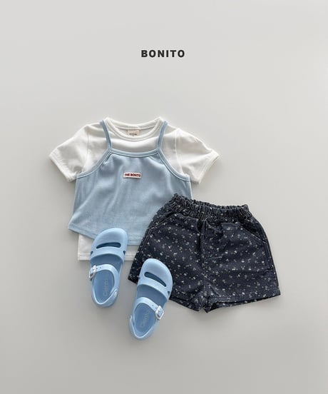 即納 bonito Ribbed Layered Sleeveless Top