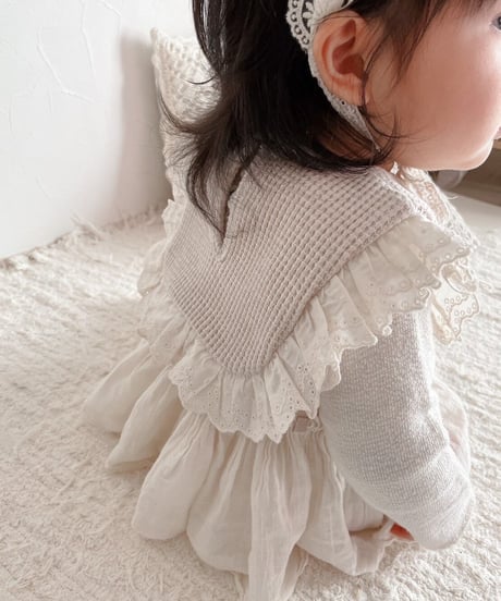 即納peekaboo thermal ribbon bib
