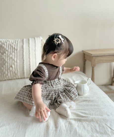 即納 check skirt bloomer