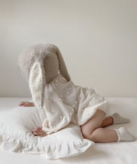 即納rabbit knit bonnet