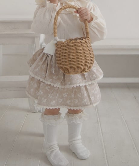 即納 mon petit bebe Olivia skirt
