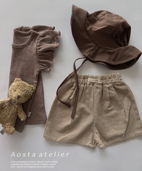 一部即納 aosta Angel frill tee