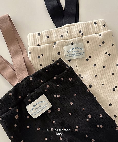 即納dot suspender  leggings