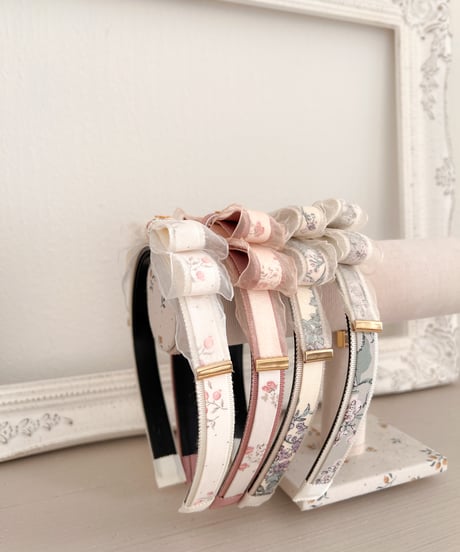 即納veil ribbon headband
