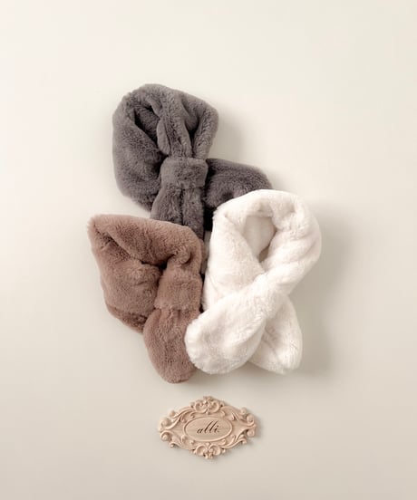 即納cross fur muffler
