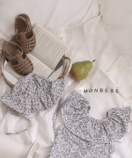即納 monbebe 26 ro ro swimming suit【帽子セット】