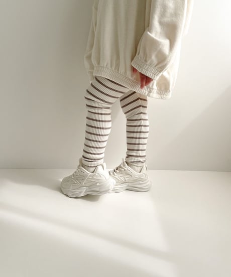 即納stripe leggings