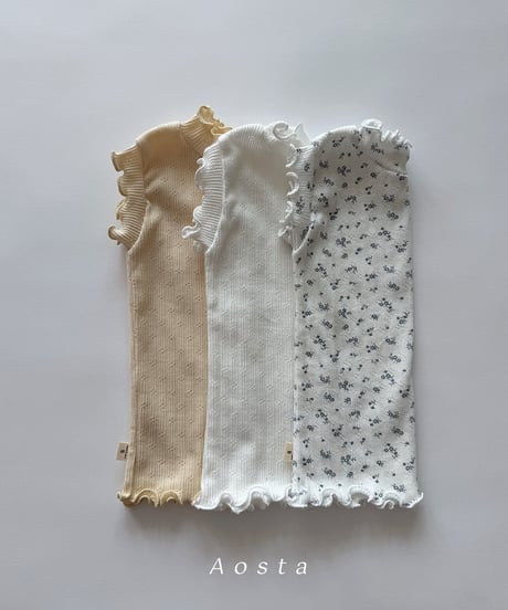 一部即納 aosta Camellia tee