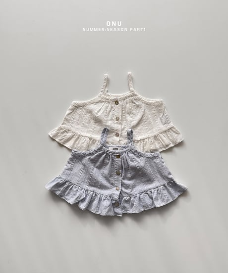 即納 ONU Frill Nashi blouse