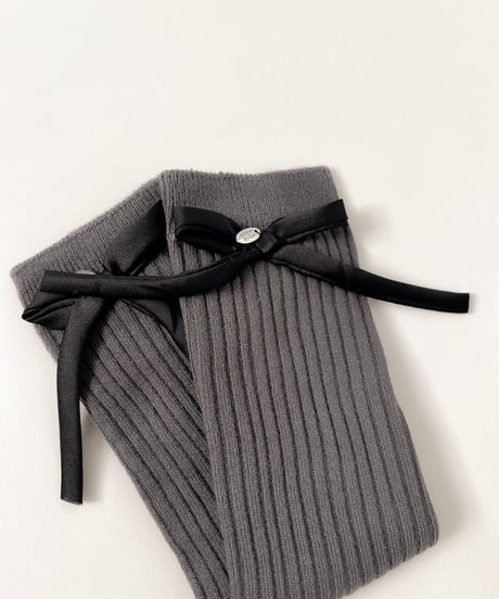 即納 ribbon lib high socks