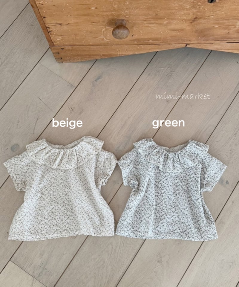 一部即納 flower frill blouse | alli. 一部即納 flower frill blouse | alli.