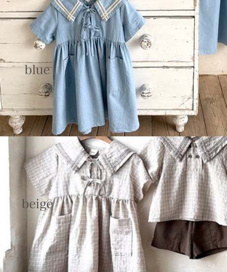予約 OREN Mare Sailor Dress (ママとお揃い)