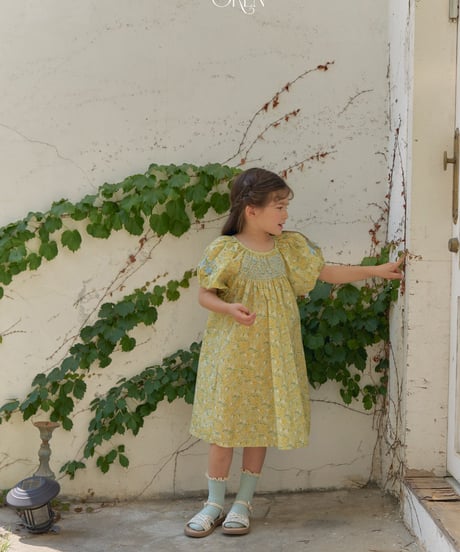 予約 OREN Solara Smocking Dress