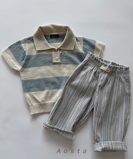 即納aosta cool linen pants