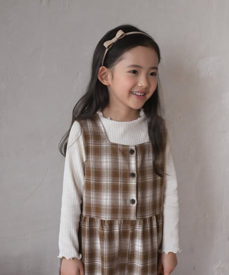 即納The beige  Melbang salopette