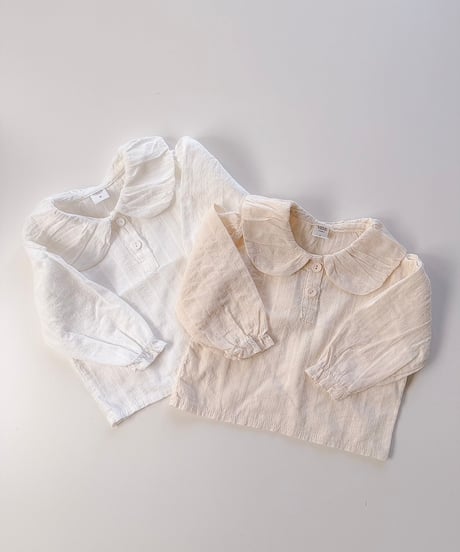 即納 mimi market Volume collar blouse