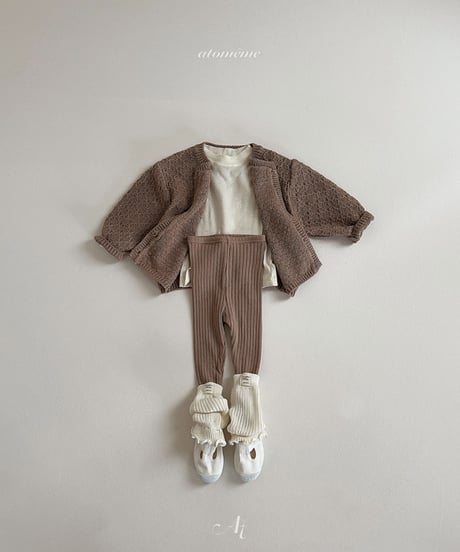 即納Vanilla knit cardigan