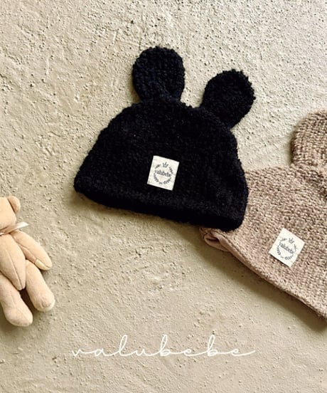 即納valubebe Buckle bear beanie(bebe)