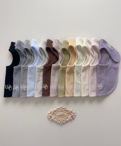 即納cloud terry bibs