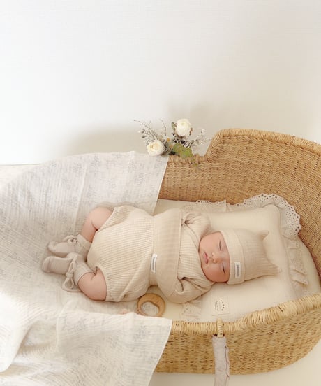 即納 newborn neko bonnet  set