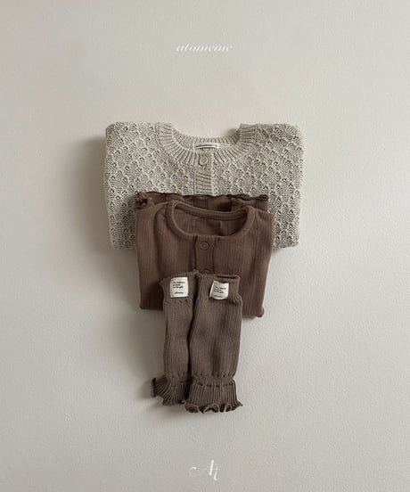 即納Vanilla knit cardigan