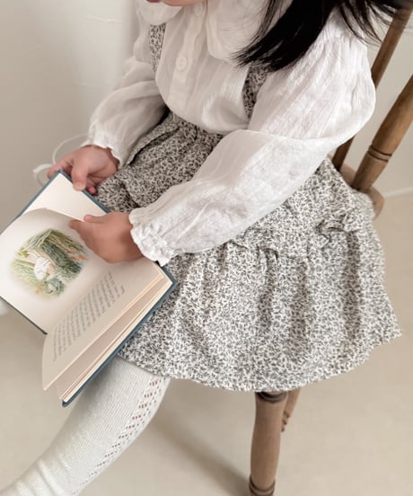 即納 mimi market Volume collar blouse