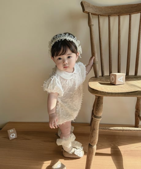 即納baby punching ribbon shoes