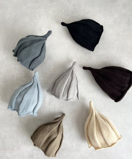 即納baby pointed knit hat