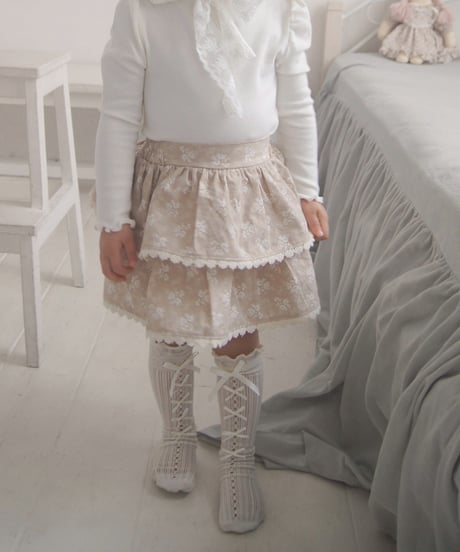 即納 mon petit bebe Olivia skirt