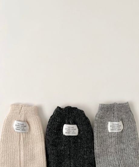 即納  knit loose leg warmers