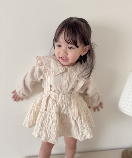 即納sailor frill blouse