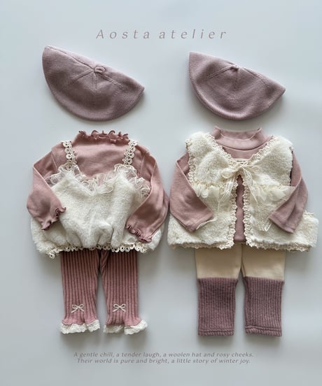 即納 aosta Fur bustier