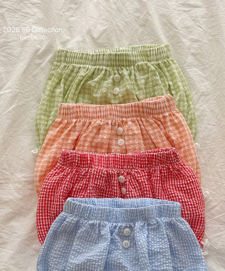 予約ninibello Bubble Pop Skirt Bloomer