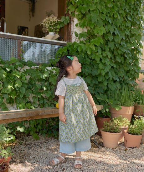 予約 OREN Rosera Smock Strap Dress