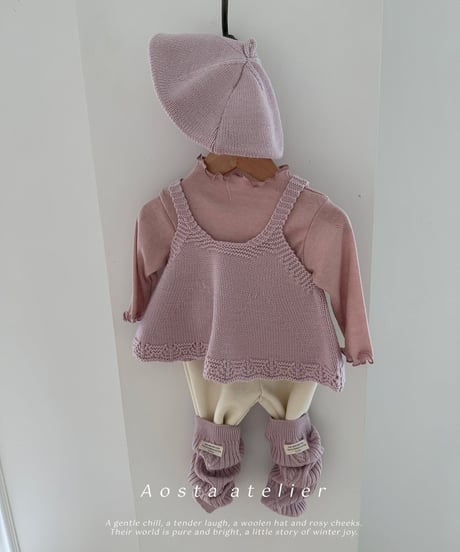 即納 aosta knit warmer