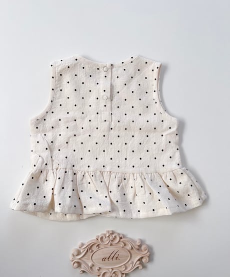 即納 bebe nine Dot bloomer set