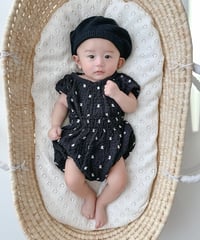 即納sleeveless dot crinkle set up