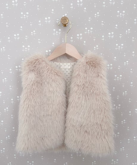即納 mimi market fur vest