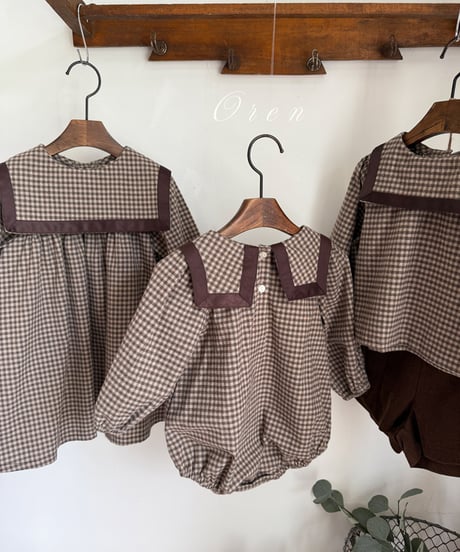 即納 OREN Bobo check suit